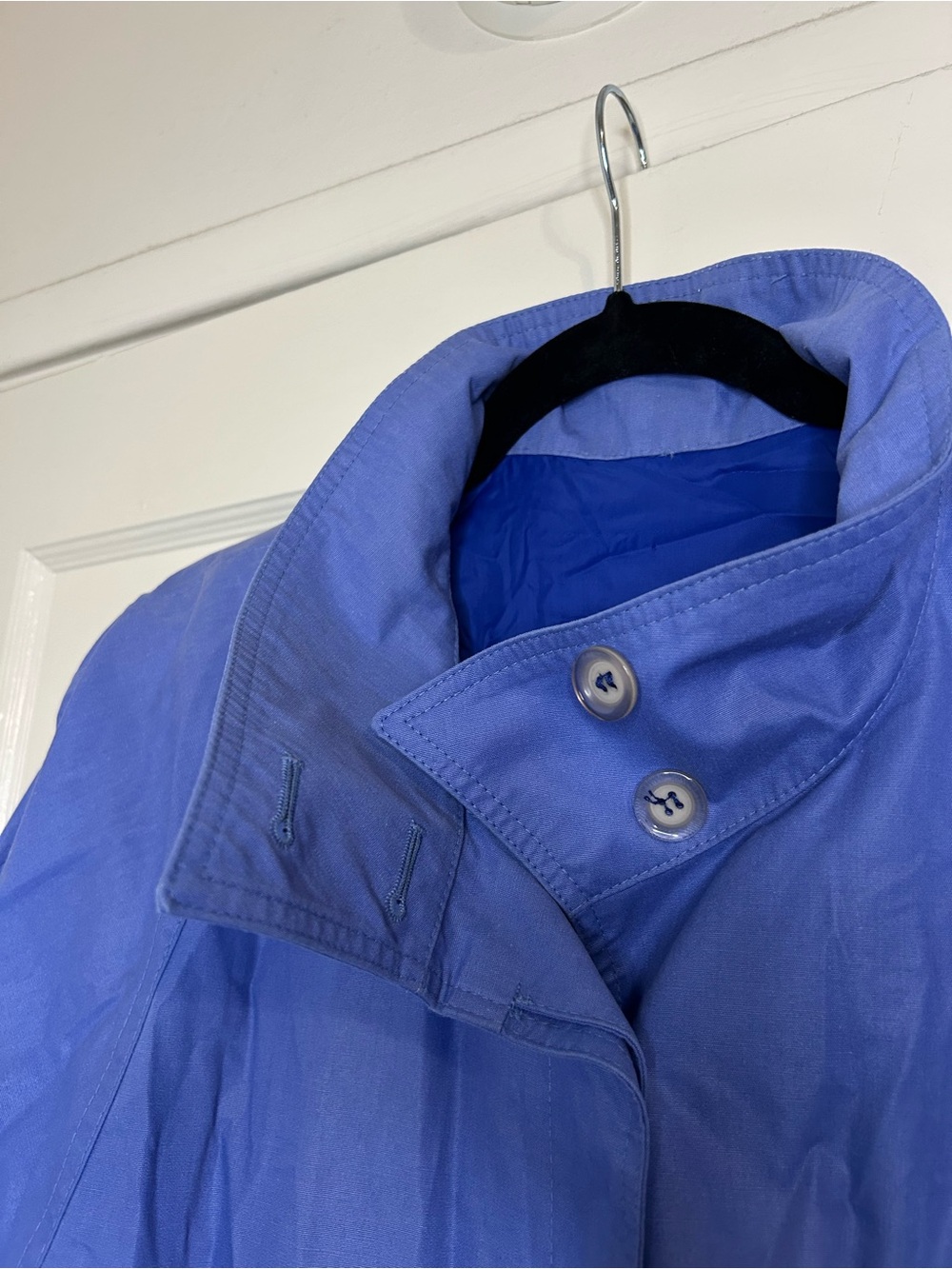 Vintage London Fog Lightweight Blue Trench Coat - Picture 8 of 8